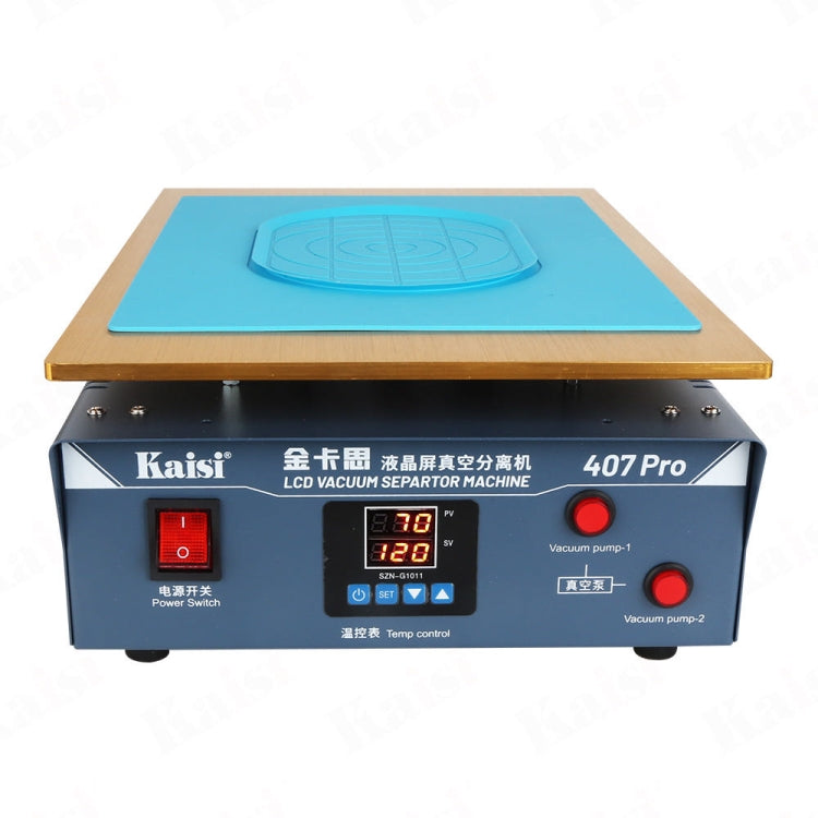 Kaisi 407 Pro 18 pollici Dual Vacuum Pump Separatore schermo LCD Macchina, AU Plug, UK Plug, EU Plug Kaisi 407 Pro 18 pollici Dual Vacuum Pump Separatore schermo LCD Macchina, AU Plug, UK Plug, EU Plug